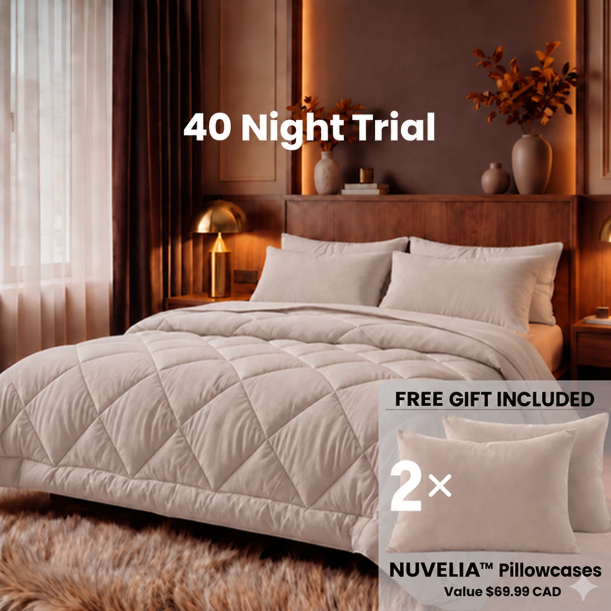 2-in-1 Soft, Breathable & Washable Duvet – NUVELIA™