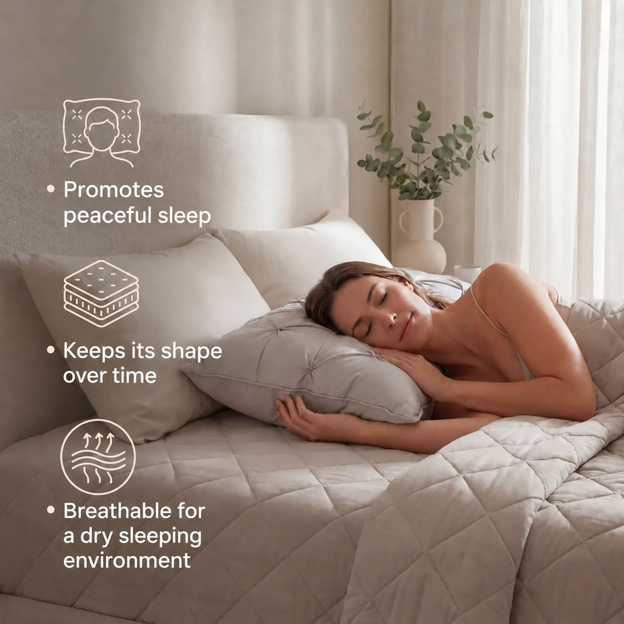 NUVELIA™ washable and quick drying duvet