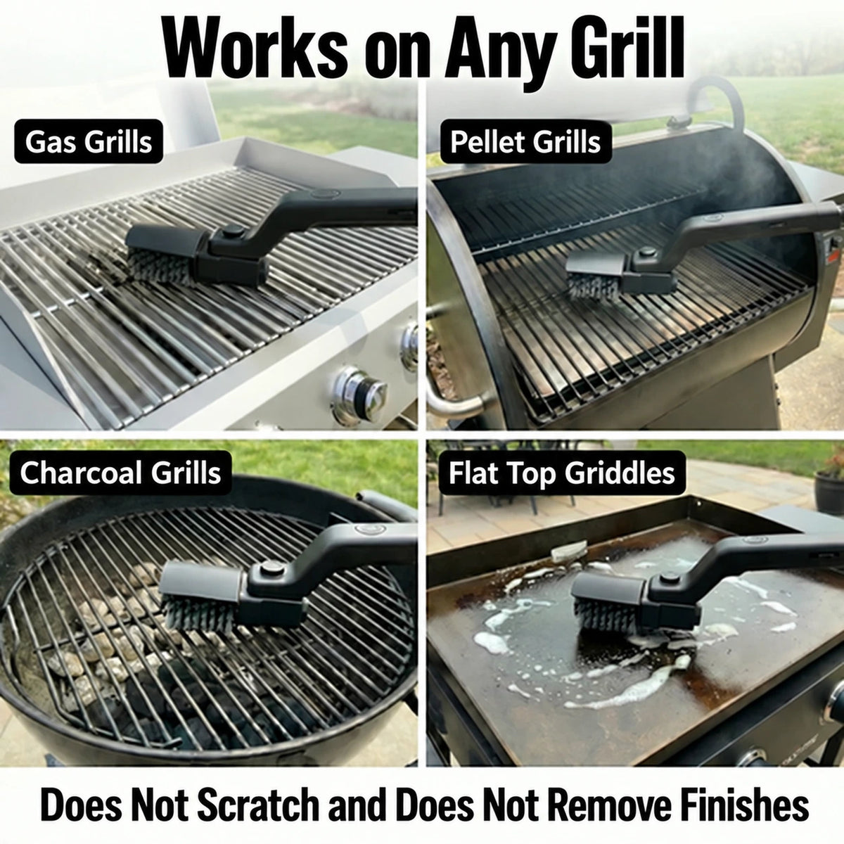 GRILLCLEAN PRO™ – Powerful Electric BBQ Cleaning Brush