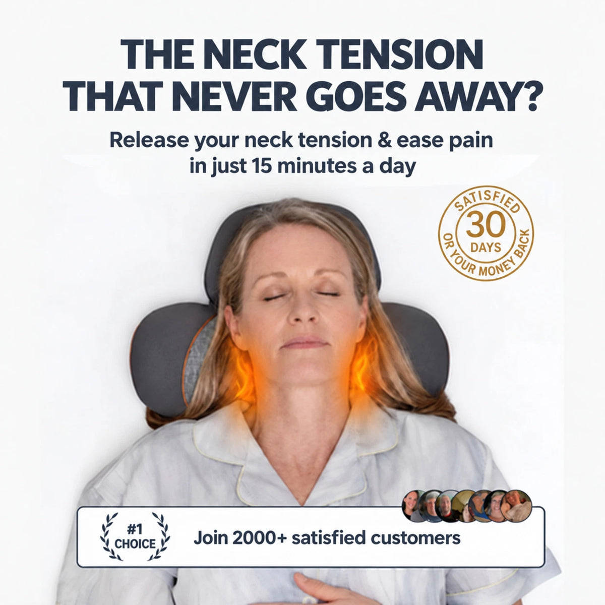 CERVEX™ – 3-in-1 Cervical Massager: Heat, Vibration & Stretching