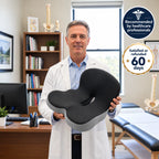 SITÉO™ – Ergonomic Memory Foam Cushion for Prolonged Sitting