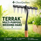 TERRAK™ – Multifunctional Weeding Rake 🌱