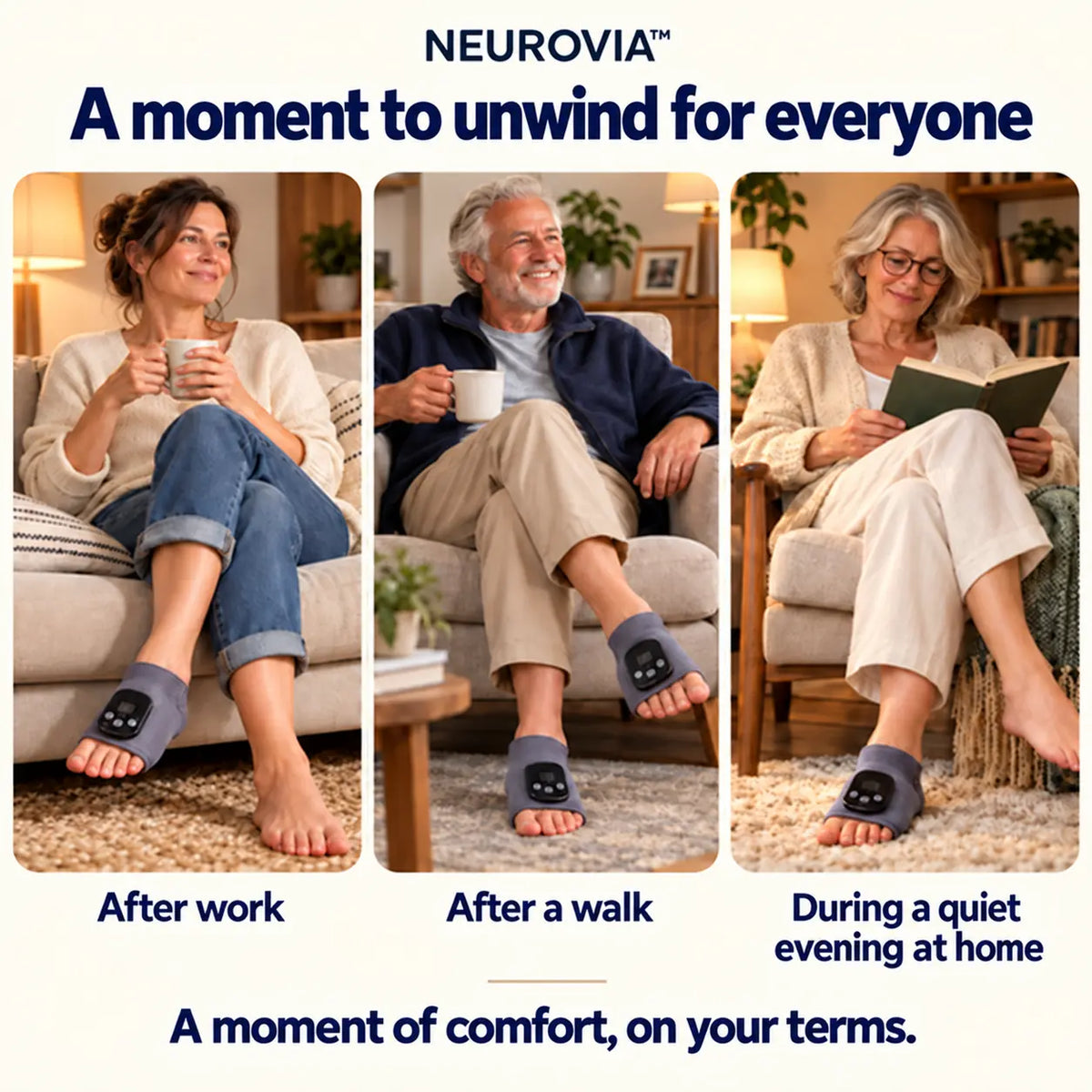 NEUROVIA™ — after work, after a walk or during a quiet evening