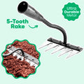 TERRAK™ – Multifunctional Weeding Rake 🌱