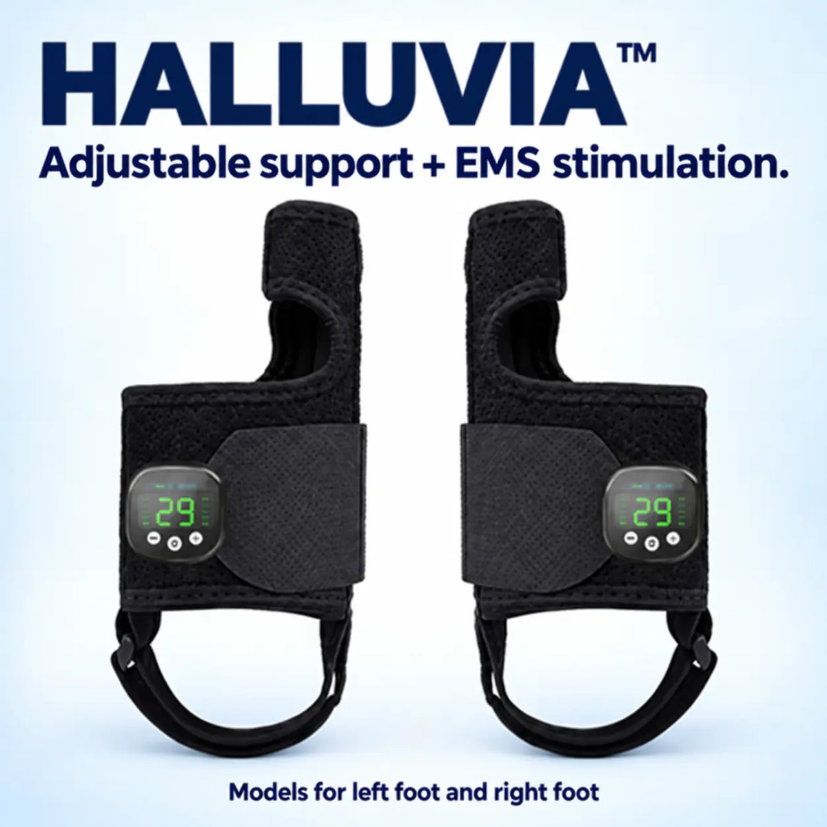 HALLUVIA – models for left foot and right foot