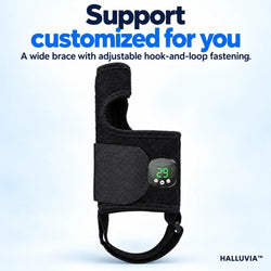 HALLUVIA – detail of the wide hook-and-loop fastening