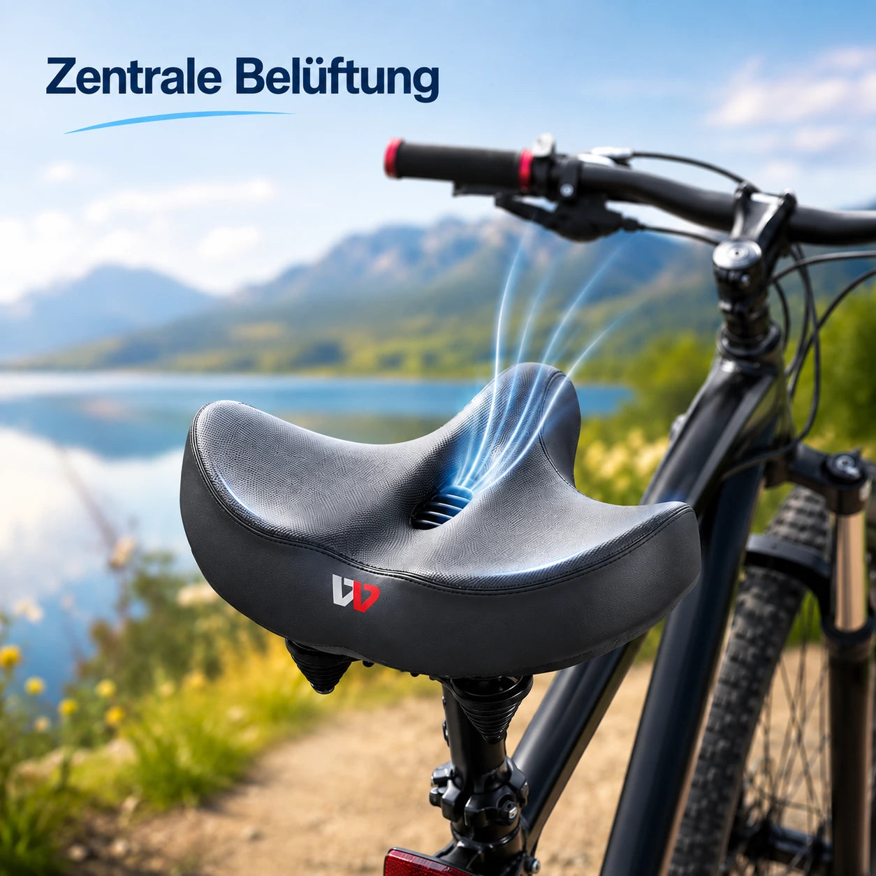 Atmungsaktive zentrale Öffnung des SÉRÉNIS-Sitzes
