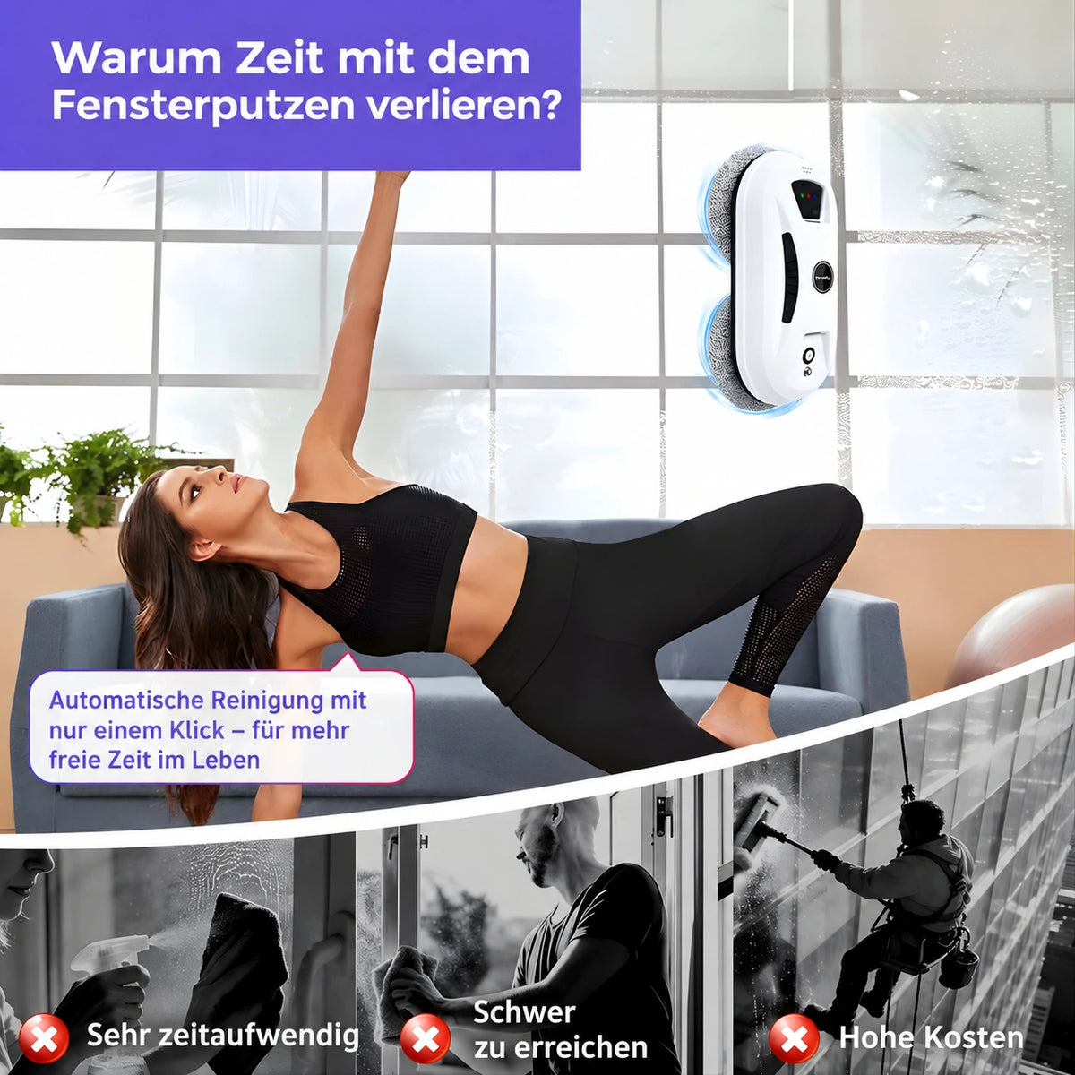 VITROBOT™ – Automatischer Fensterputzroboter