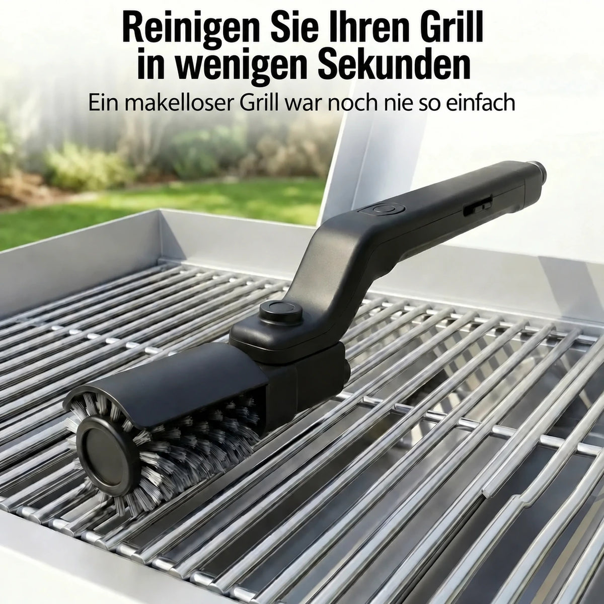 GRILLCLEAN PRO™ – Leistungsstarke elektrische Reinigungsbürste für Grills
