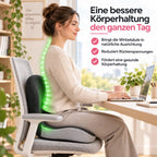 SITÉO™ – Ergonomisches Memory-Schaum-Kissen für langes Sitzen