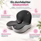 SITÉO™ – Ergonomisches Memory-Schaum-Kissen für langes Sitzen