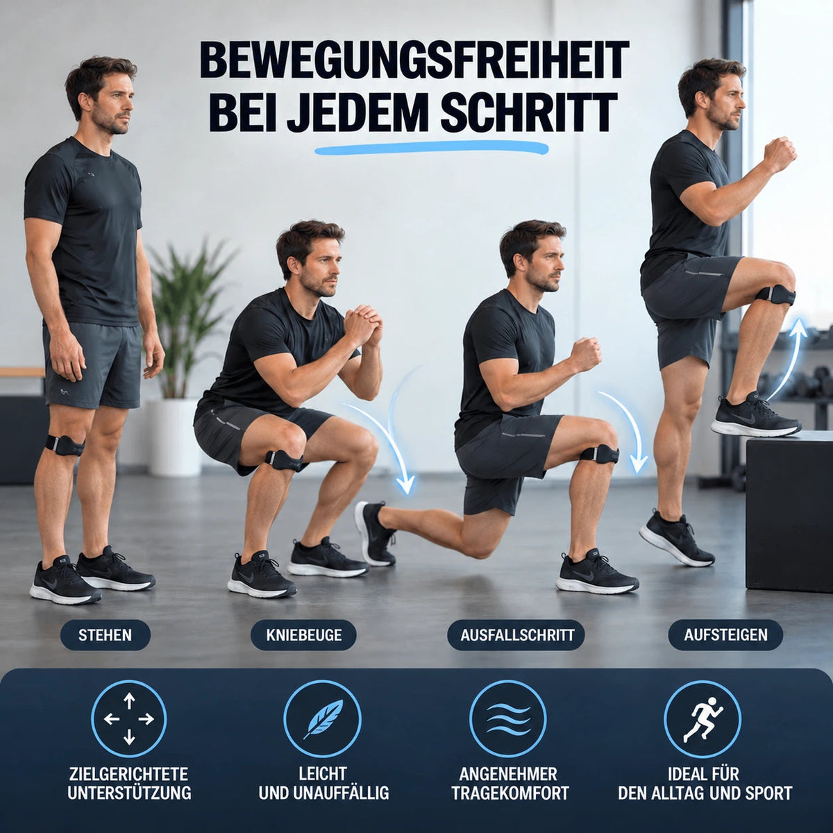 PATELIX™ – Patellaband mit gezielter Unterstützung und Kompression