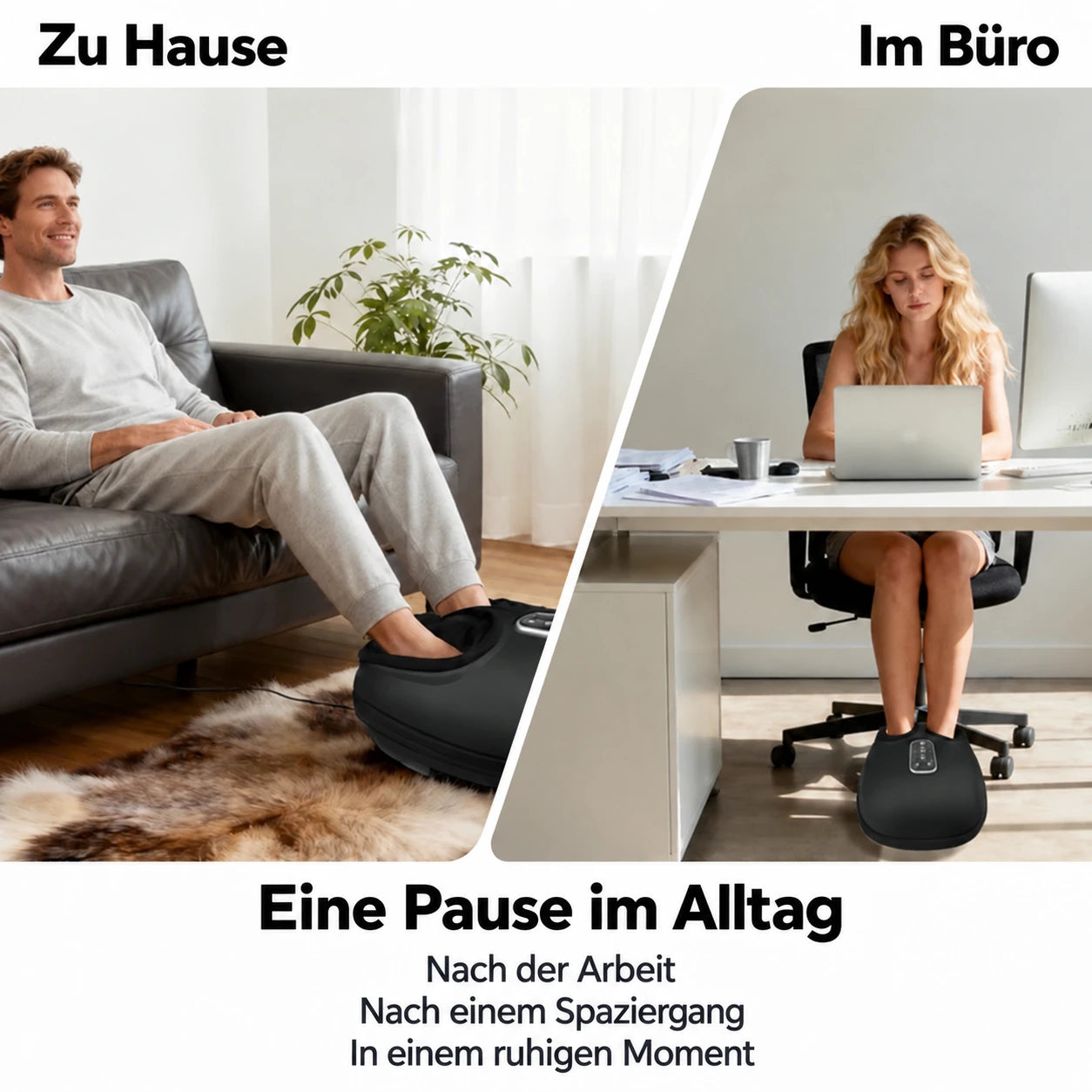 Zu Hause oder im Büro