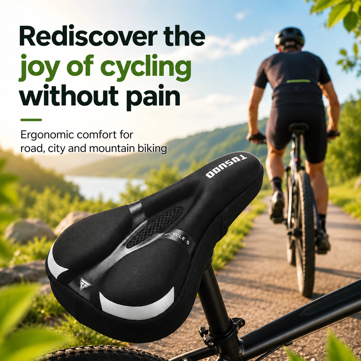 Find the pleasure of pedaling without pain with VÉLOCONFORT