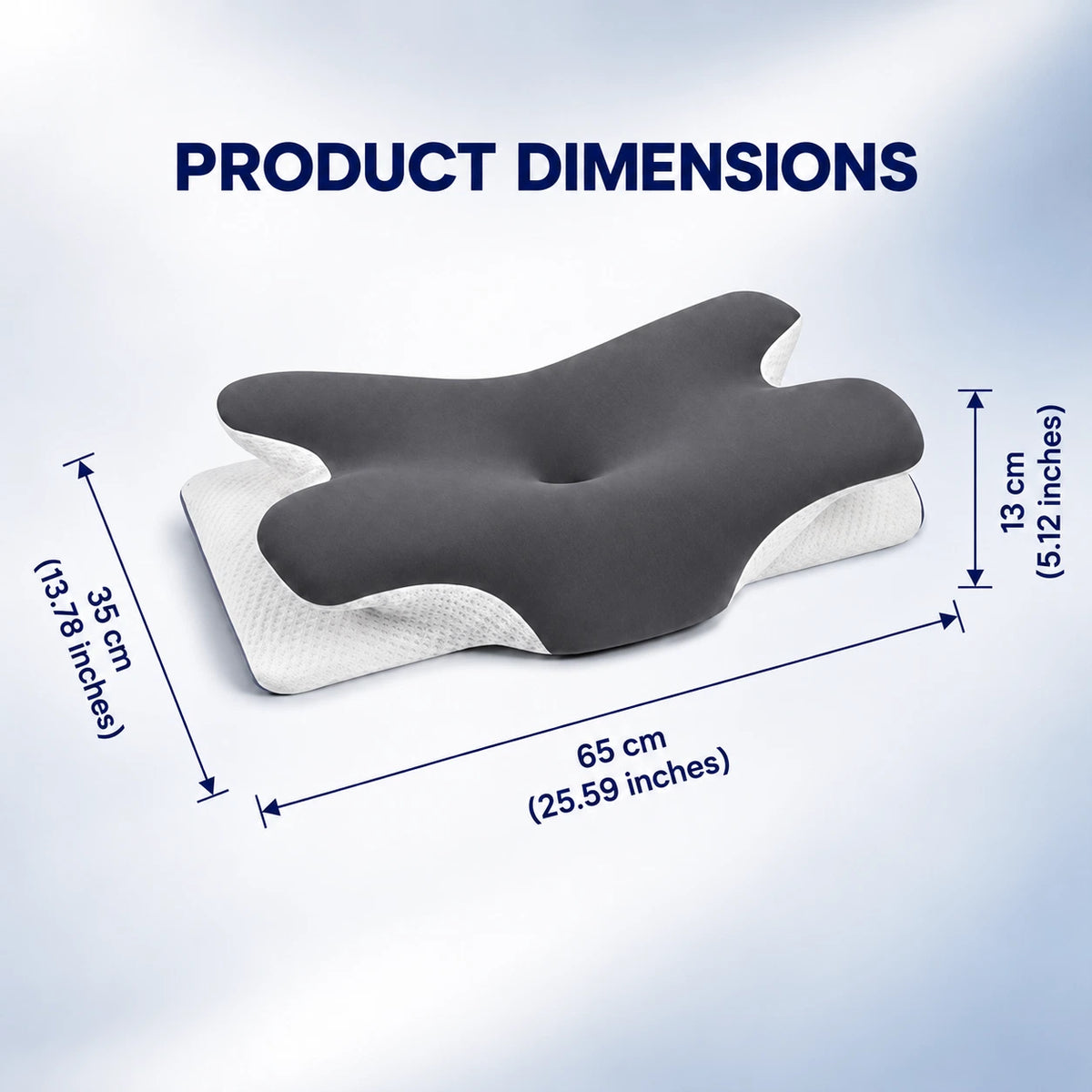 DORMILIA™ – Ergonomic Memory Foam Pillow