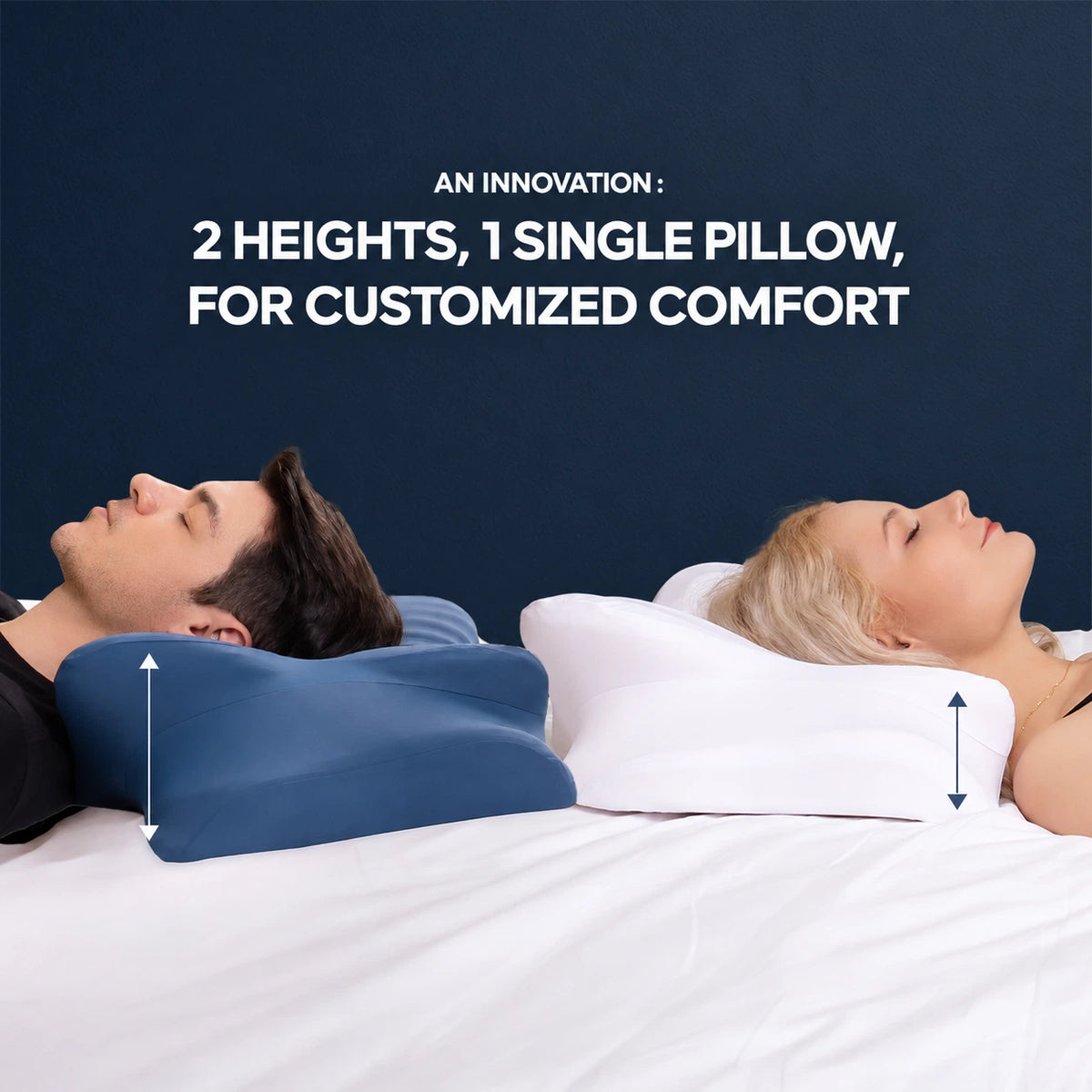 DORMILIA™ – Ergonomic Memory Foam Pillow
