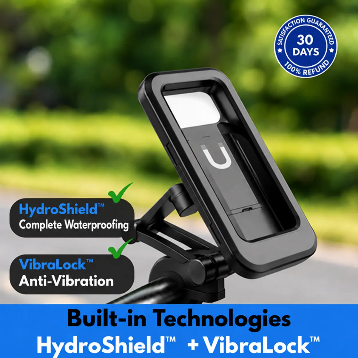 NAVIX™ – Stable & Adjustable Bicycle Smartphone Mount 📱🚲