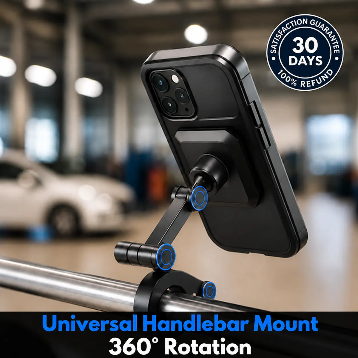 NAVIX™ – Stable & Adjustable Bicycle Smartphone Mount 📱🚲