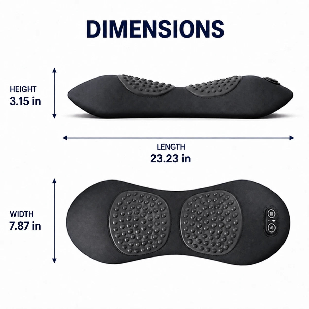 DORSÉA™ – 3-in-1 Lumbar Decompression & Massage Device