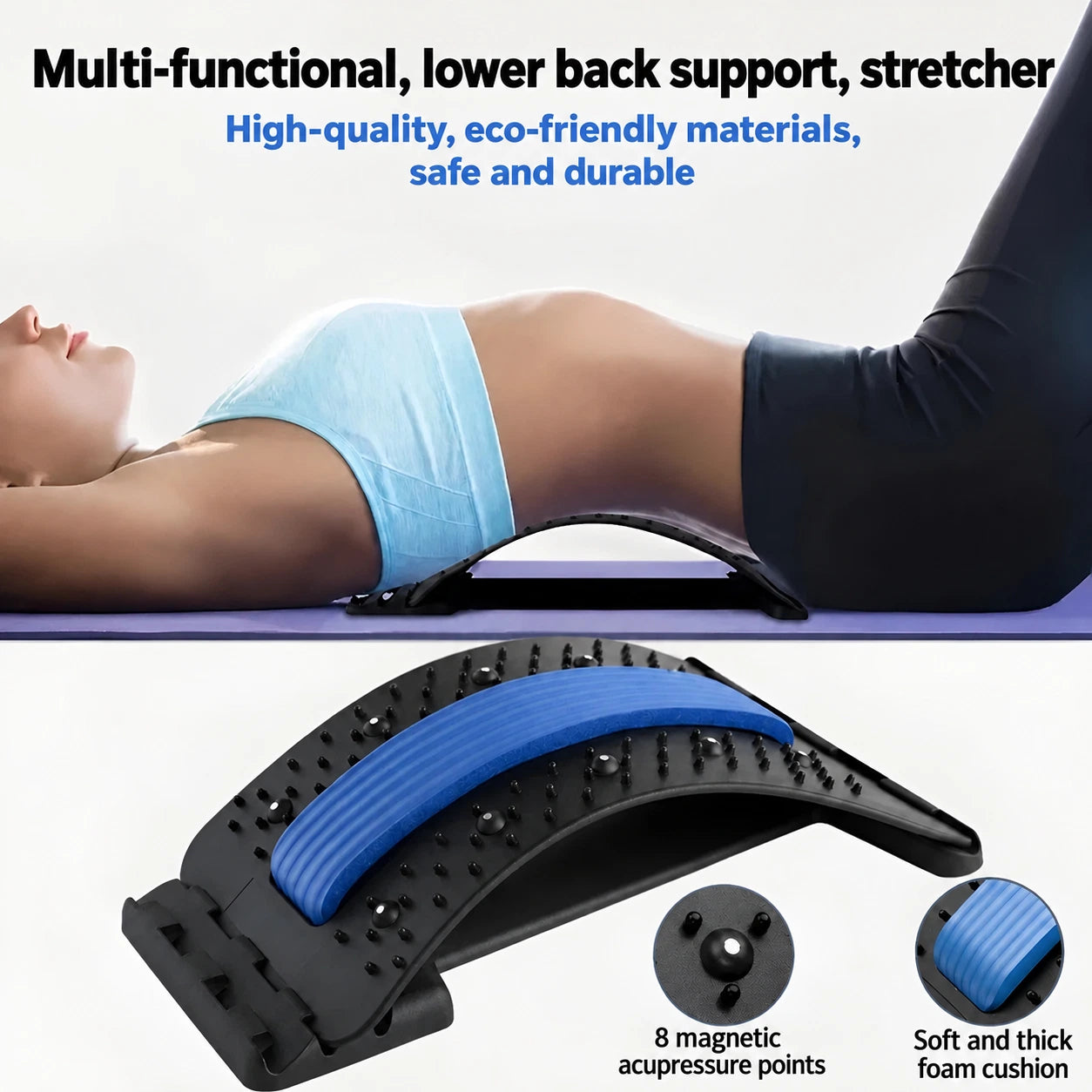 Four LUMBÉA adjustment levels