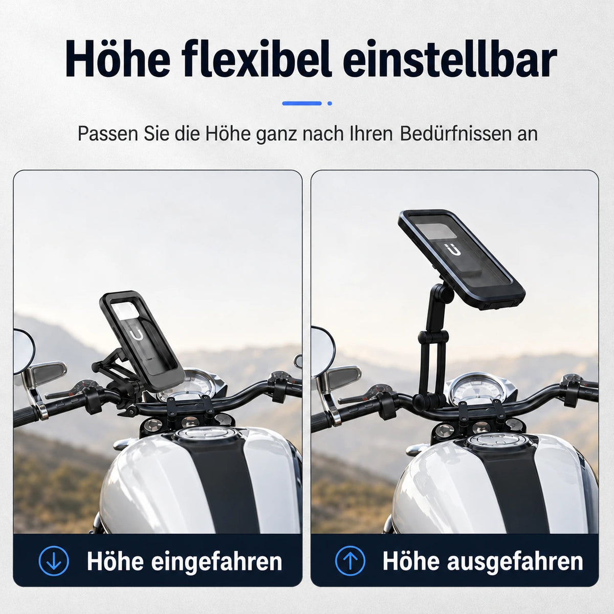 NAVIX™ – Stabile & verstellbare Smartphone-Halterung für das Fahrrad 📱🚲