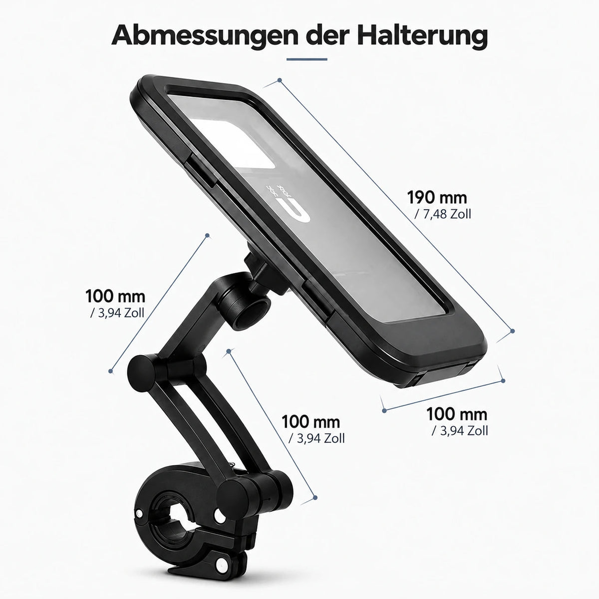 NAVIX™ – Stabile & verstellbare Smartphone-Halterung für das Fahrrad 📱🚲