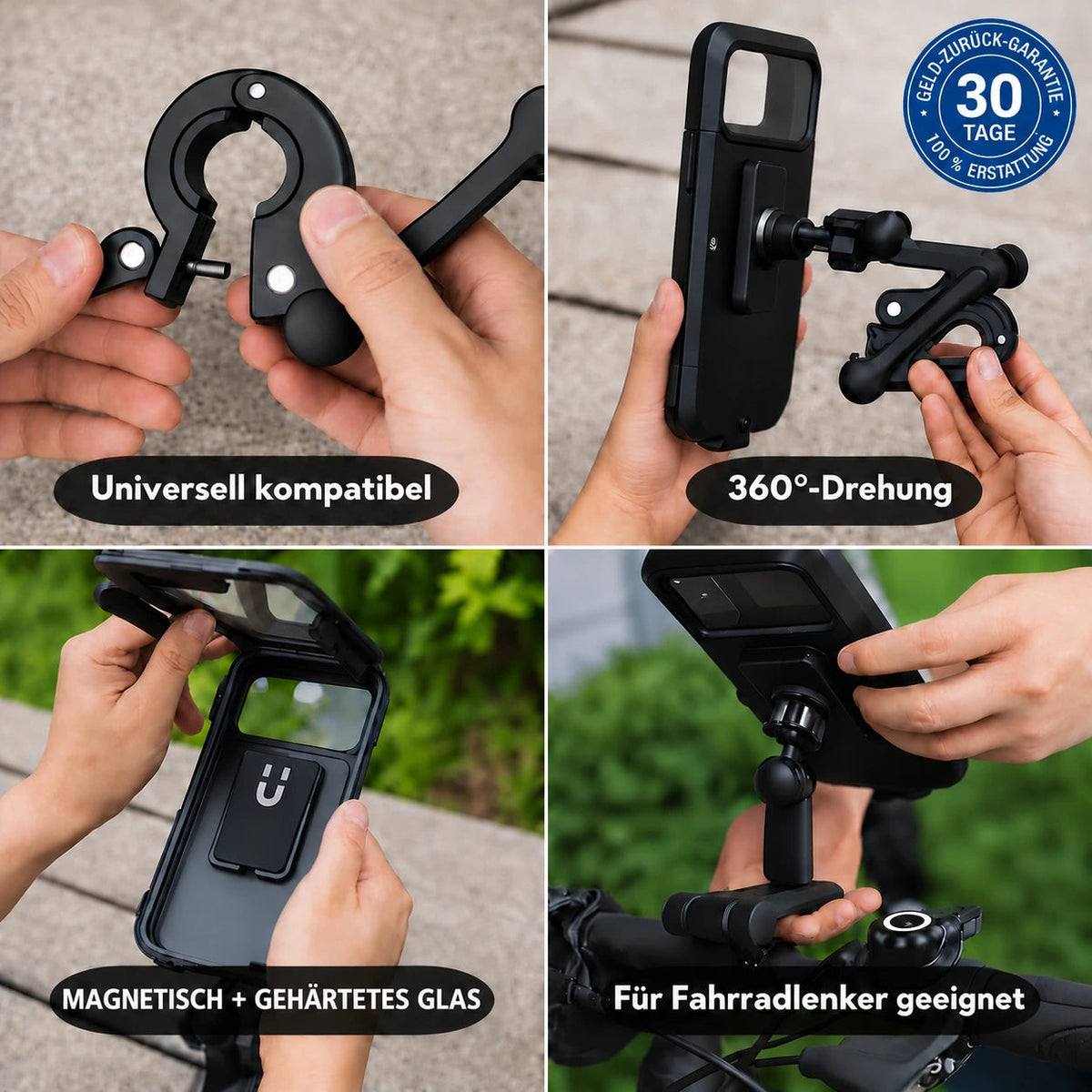 NAVIX™ – Stabile & verstellbare Smartphone-Halterung für das Fahrrad 📱🚲