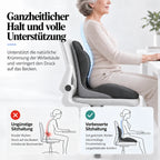 SITÉO™ – Ergonomisches Memory-Schaum-Kissen für langes Sitzen