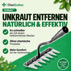 TERRAK™ – Multifunktionale Unkraut-Harke 🌱