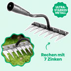 TERRAK™ – Multifunktionale Unkraut-Harke 🌱