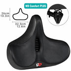 SÉRÉNIS™ – Extra-Wide Ergonomic Bicycle Saddle