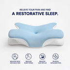 DORMILIA™ – Ergonomic Memory Foam Pillow