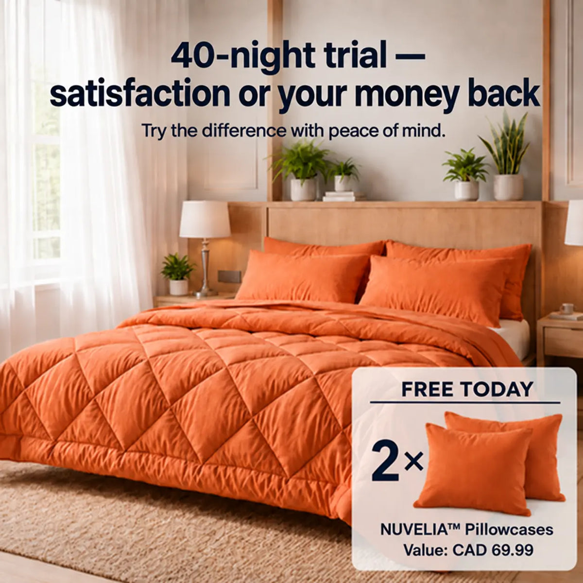 2-in-1 Soft, Breathable & Washable Duvet – NUVELIA™